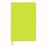 Classic Notebook Soft Cover, Lemon green/ plain